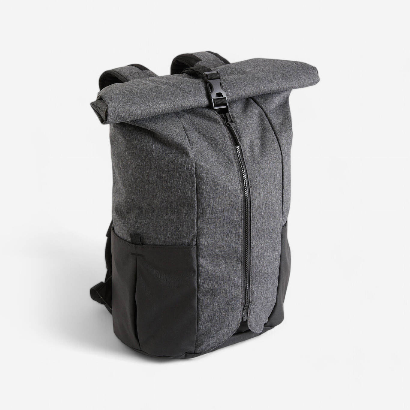 Yoga Mat Backpack Grey/Black Decathlon
