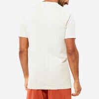 Men's Seamless Short-Sleeved Dynamic Yoga T-Shirt - White