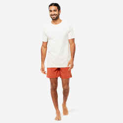 Men's Seamless Short-Sleeved Dynamic Yoga T-Shirt - White