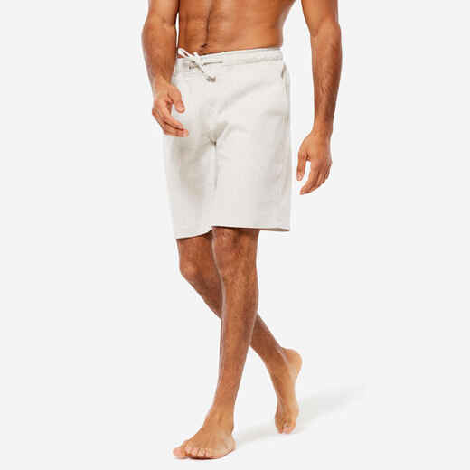 
      Men's Yoga Hemp Shorts - Beige
  