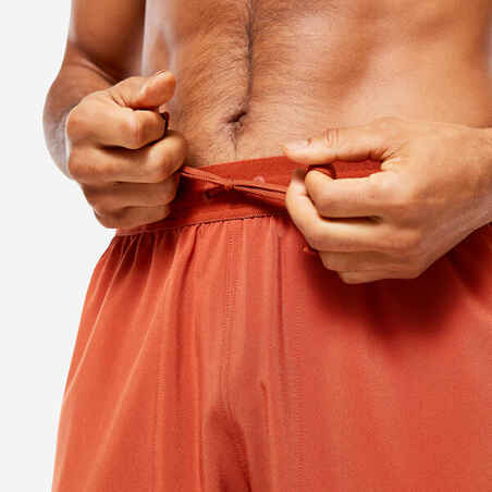 Men's Hot Yoga Ultra-Lightweight Shorts with Built-in Briefs - Sienna