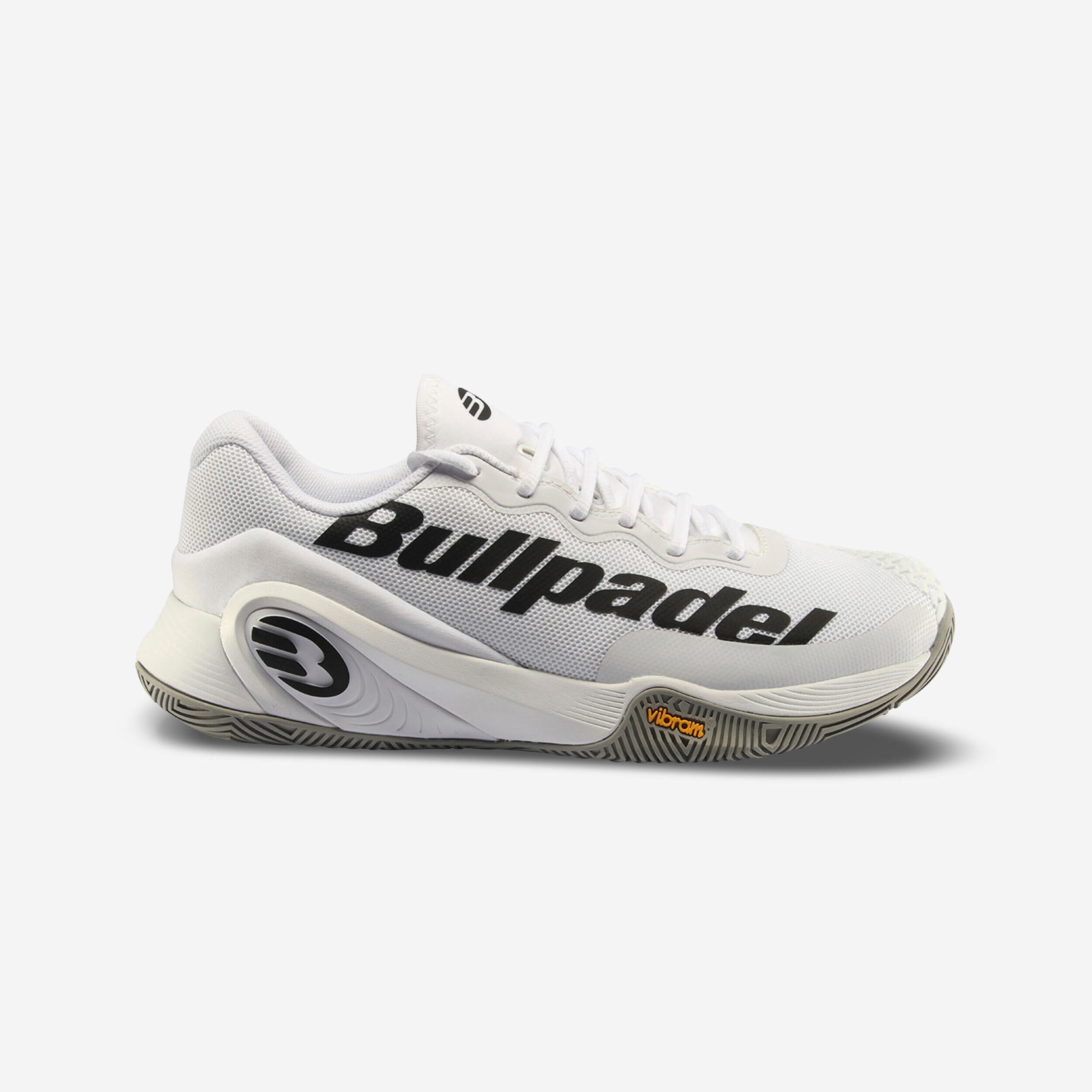 BULLPADEL Men's Padel Shoes Bullpadel Hack Vibram 23 - Black/White