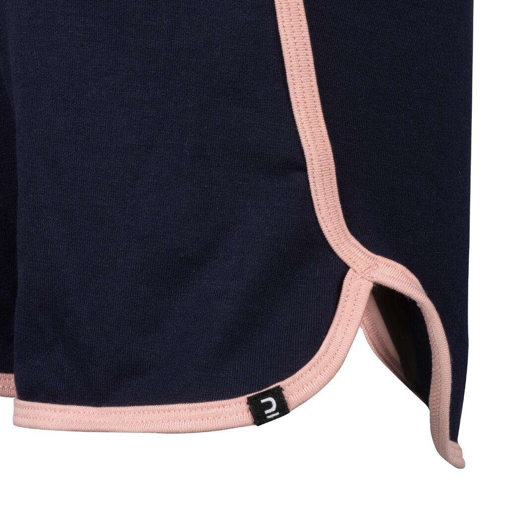 Nastaviteľné šortky pre najmenších modro-ružové