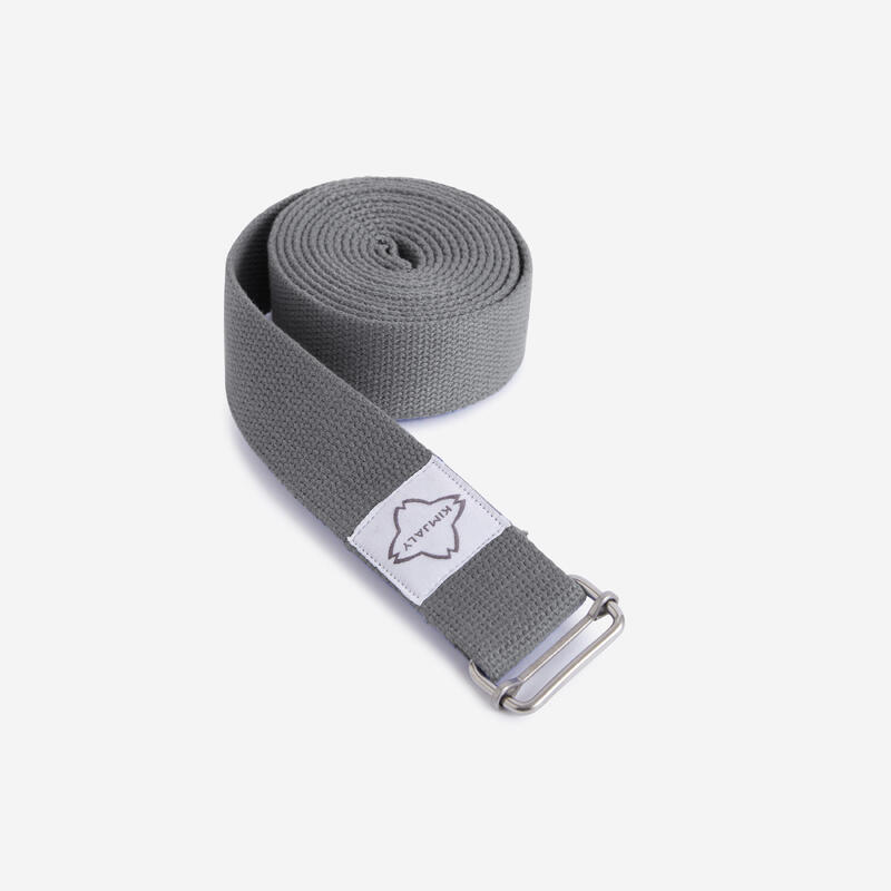 Organic Cotton Yoga Strap - Grey