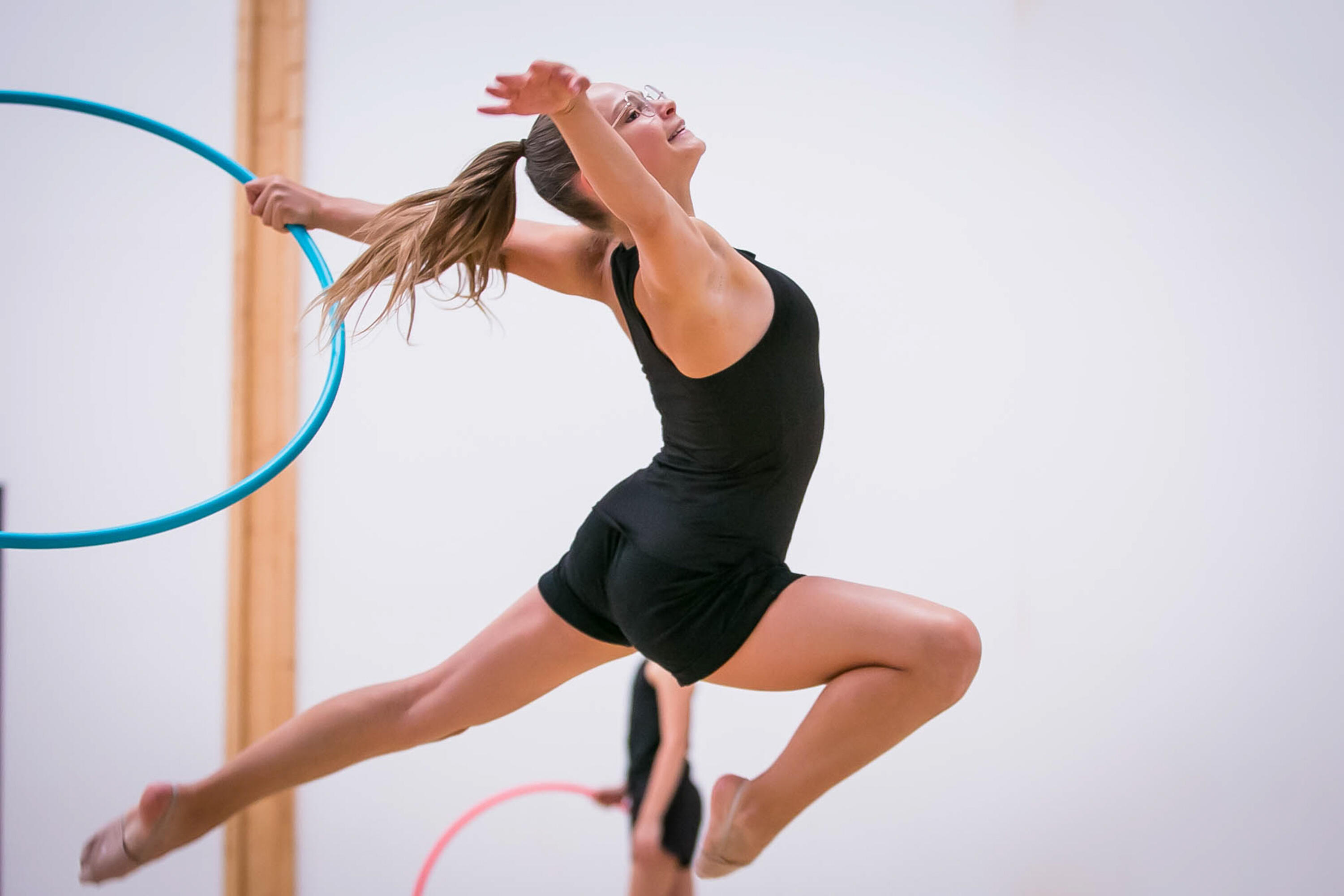 Rhythmic Gymnastics Hula Hoop 85 Cm - Turquoise