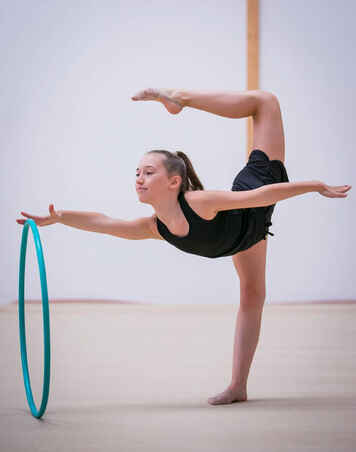 Rhythmic Gymnastics 65 cm Hoop - Emerald - Decathlon