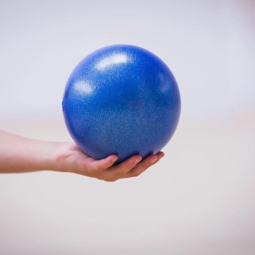 Lopta na modernú gymnastiku 18,5 cm modrá 