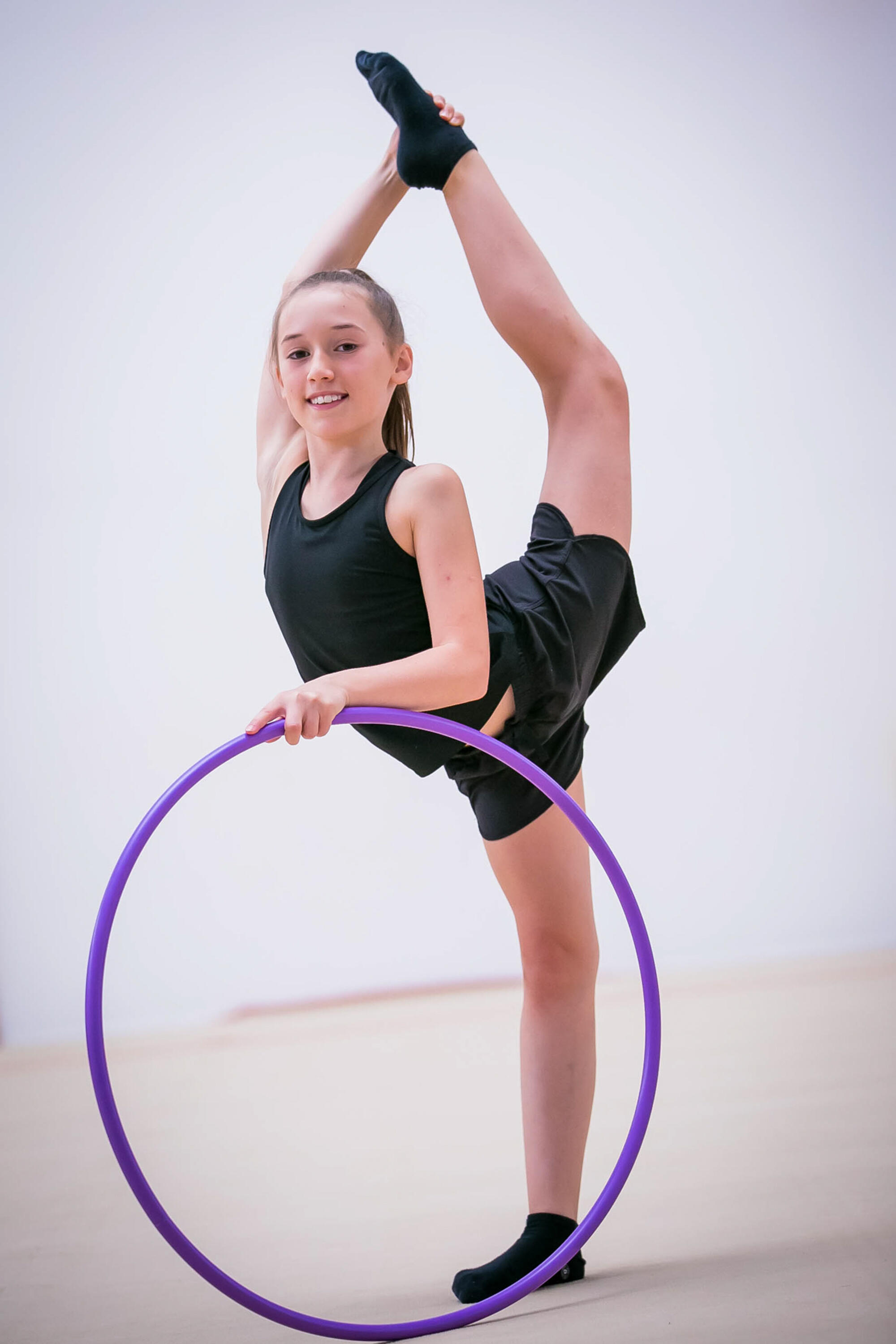 Rhythmic Gymnastics 75 cm Hoop - Purple 6/6