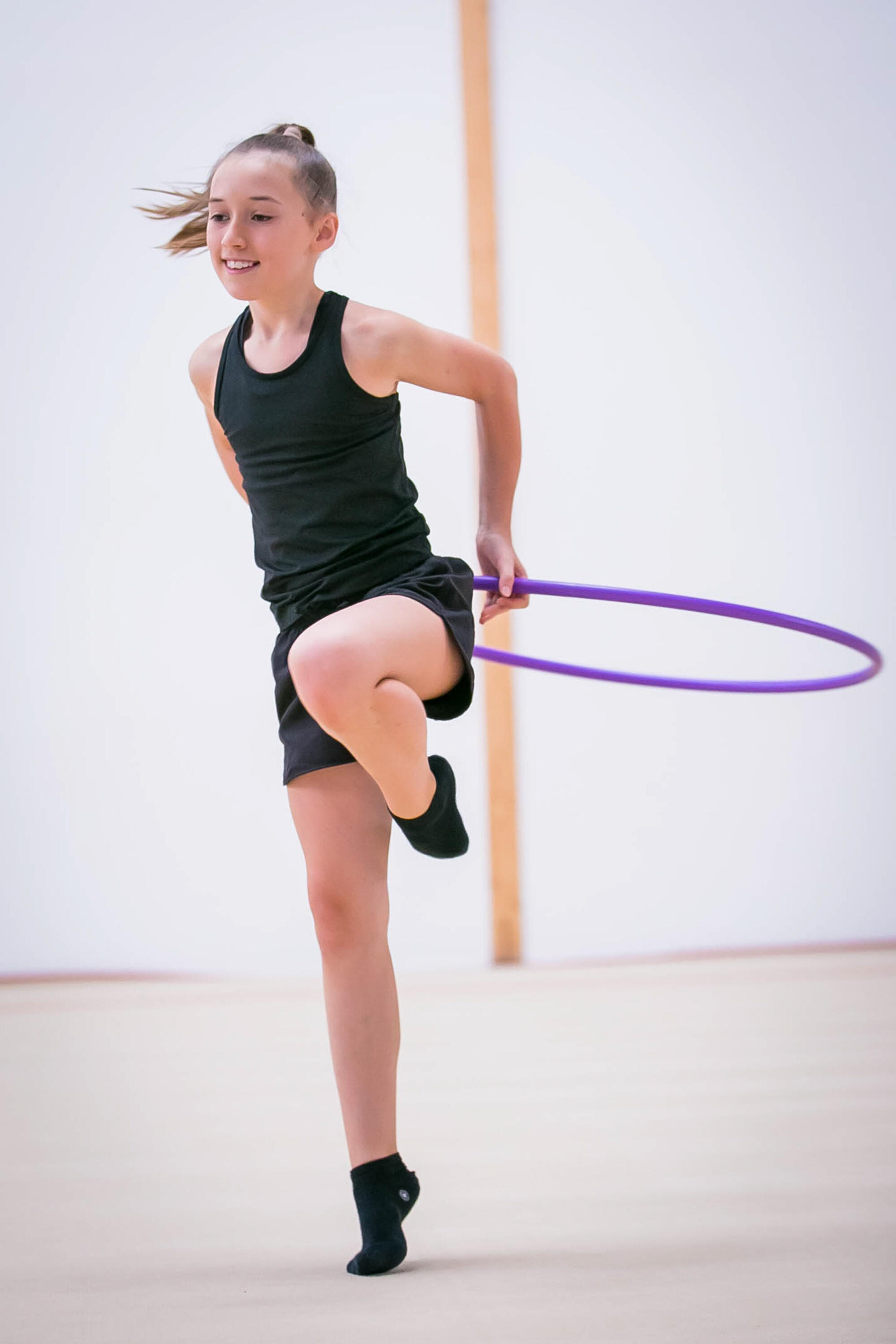 Cerceau de Gymnastique Rythmique (GR) de 75 cm - violet 6/7
