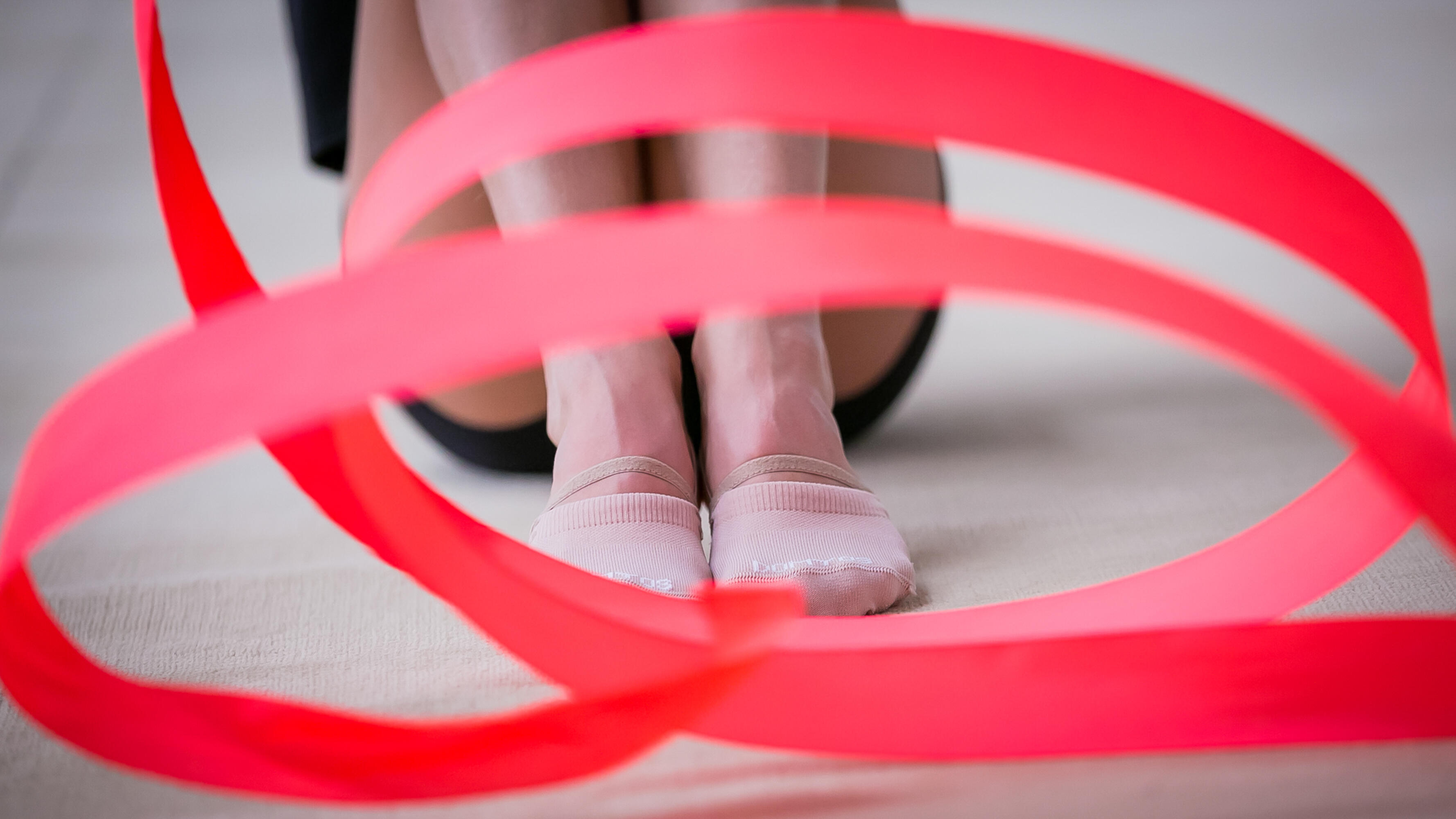 Ruban de gymnastique rythmique 4 m – rose - DOMYOS