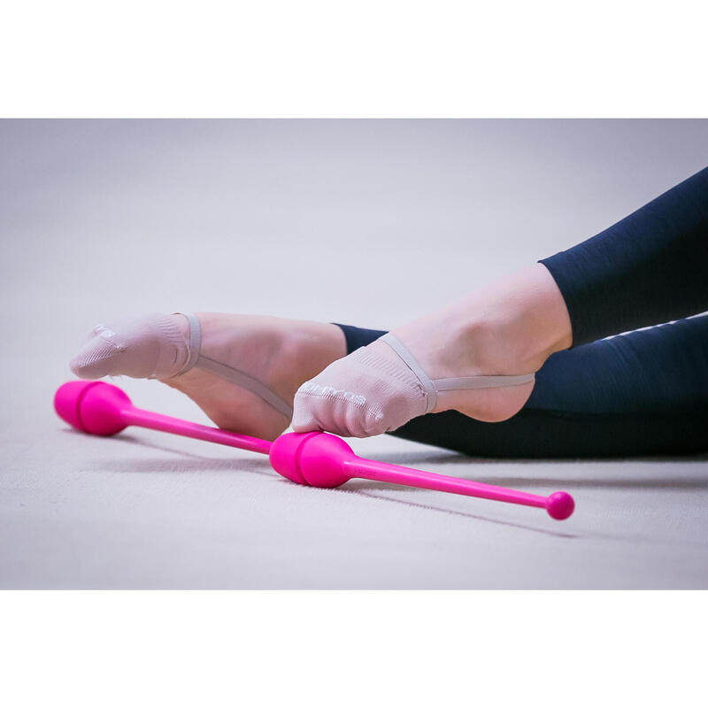 Knotsen voor ritmische gymnastiek (RG) koppelbaar 36 cm roze
