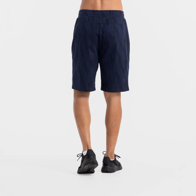 Men's Regular-Fit Zip-Up Shorts 500 - Blue/Black