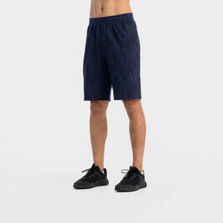 Men's Regular-Fit Zip-Up Shorts 500 - Blue/Black