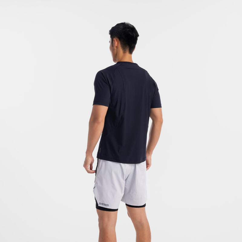 Men Fitness T-shirt 540 Cooling Asphalt Blue