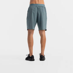 Men's Fitness Cardio Training Shorts 500 - Frozen Cedar