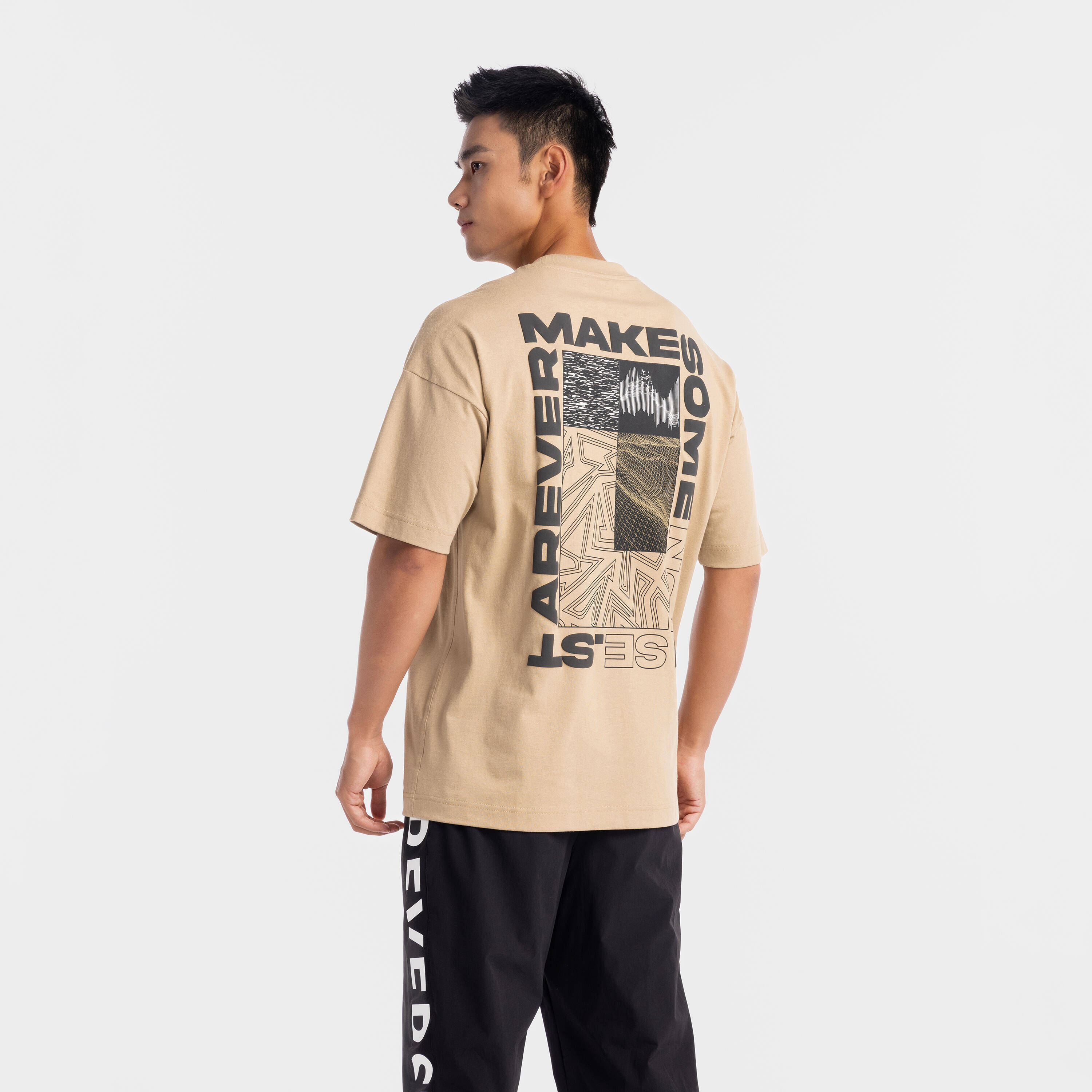 CN TEE SHIRT MC LOOSE SAND -  4