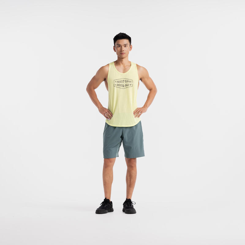 Men's Stringer Fitness Tank Top - Tropical Yellow