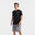 Men's Fitness Breathable Essential Short-Sleeved Crew Neck T-Shirt - Black