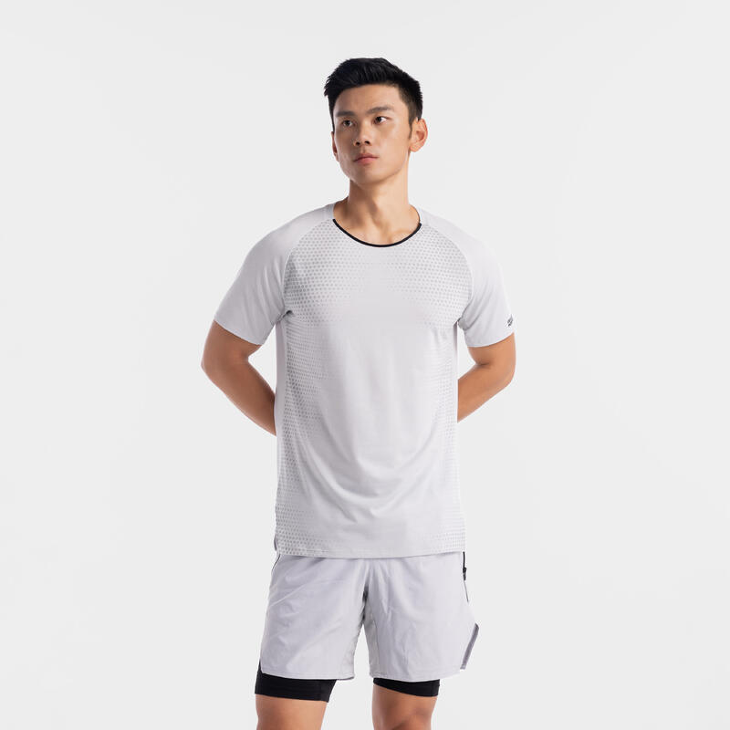 Men's Breathable Cross Training T-Shirt CELLIANT® - Grey