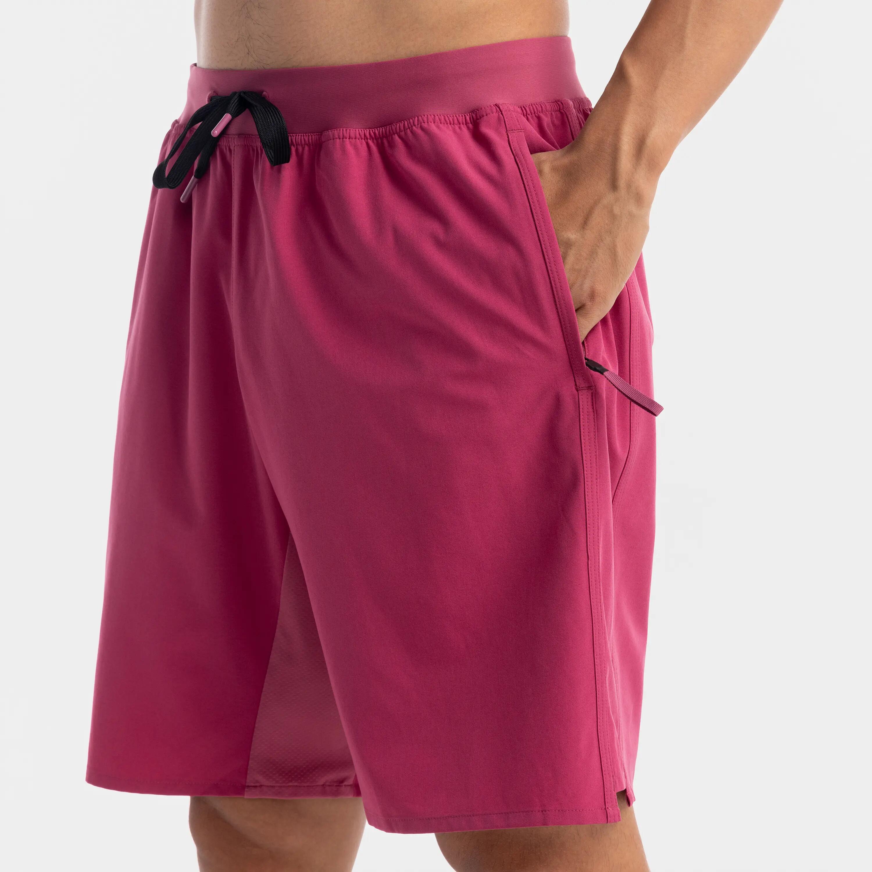 Men's Fitness Cardio Training Shorts 500 - Pink 4/9