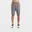 Men's Regular-Fit Zip-Up Shorts 500 - Steel Grey