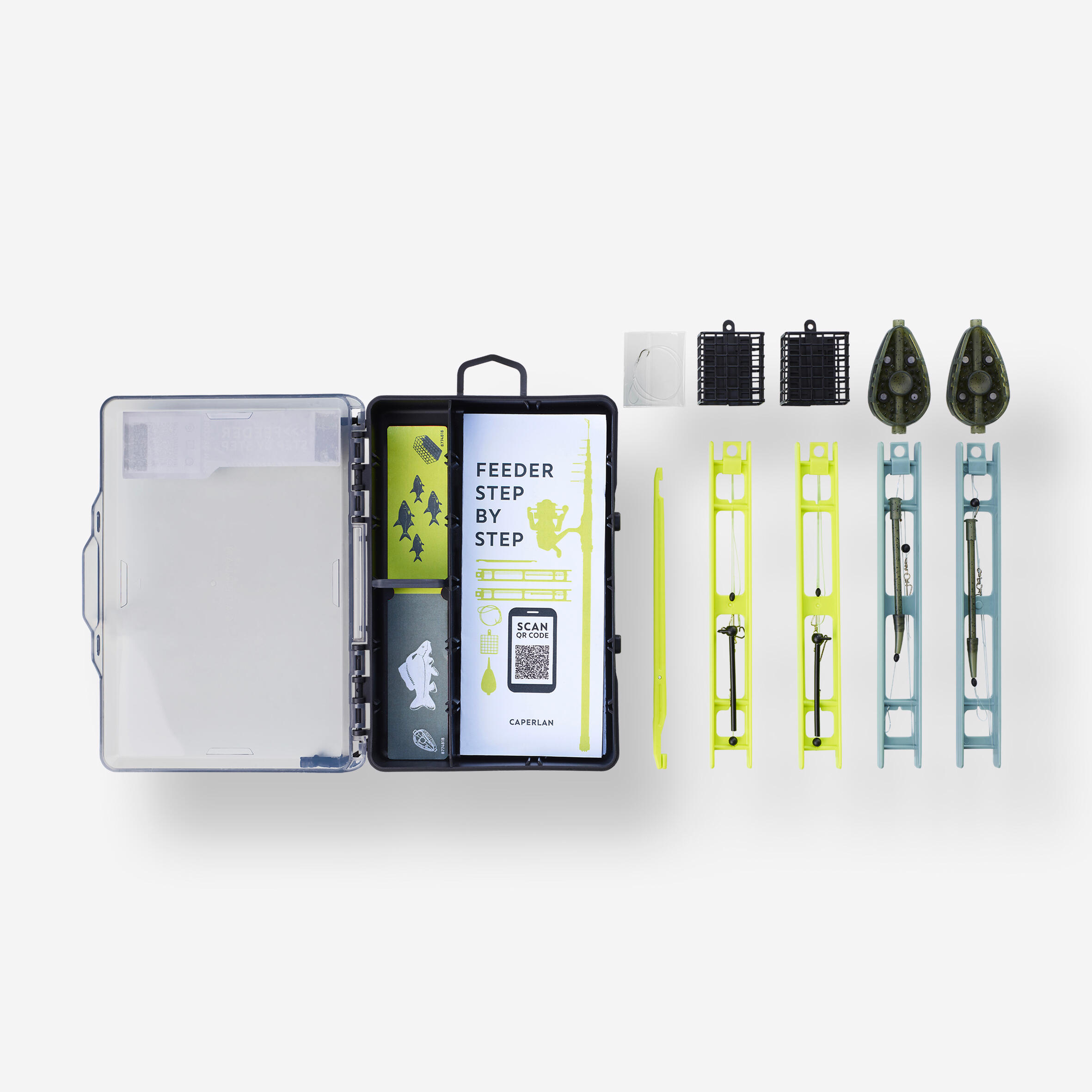 Teleskopinės dugninės meškerės komplektas „Sensitiv 100