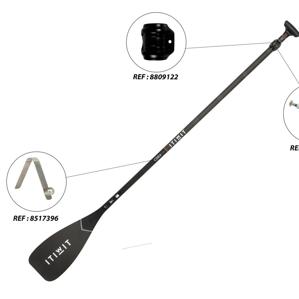 THREE-PART DISMANTLABLE ADJUSTABLE CARBON 900 SUP PADDLE 170-210 CM