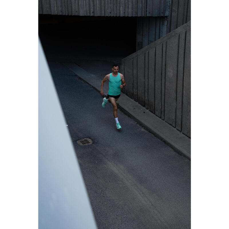 Încălţăminte Alergare pe asfalt KIPRUN KD900 LIGHT Verde-Mov Bărbați