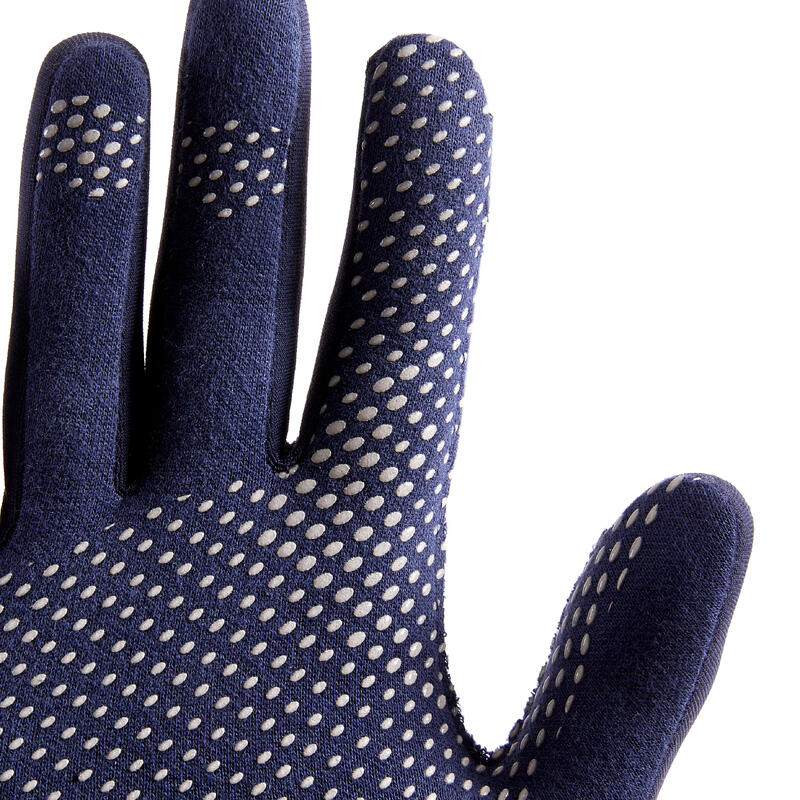 Handschuhe warm Tennis Kinder marineblau