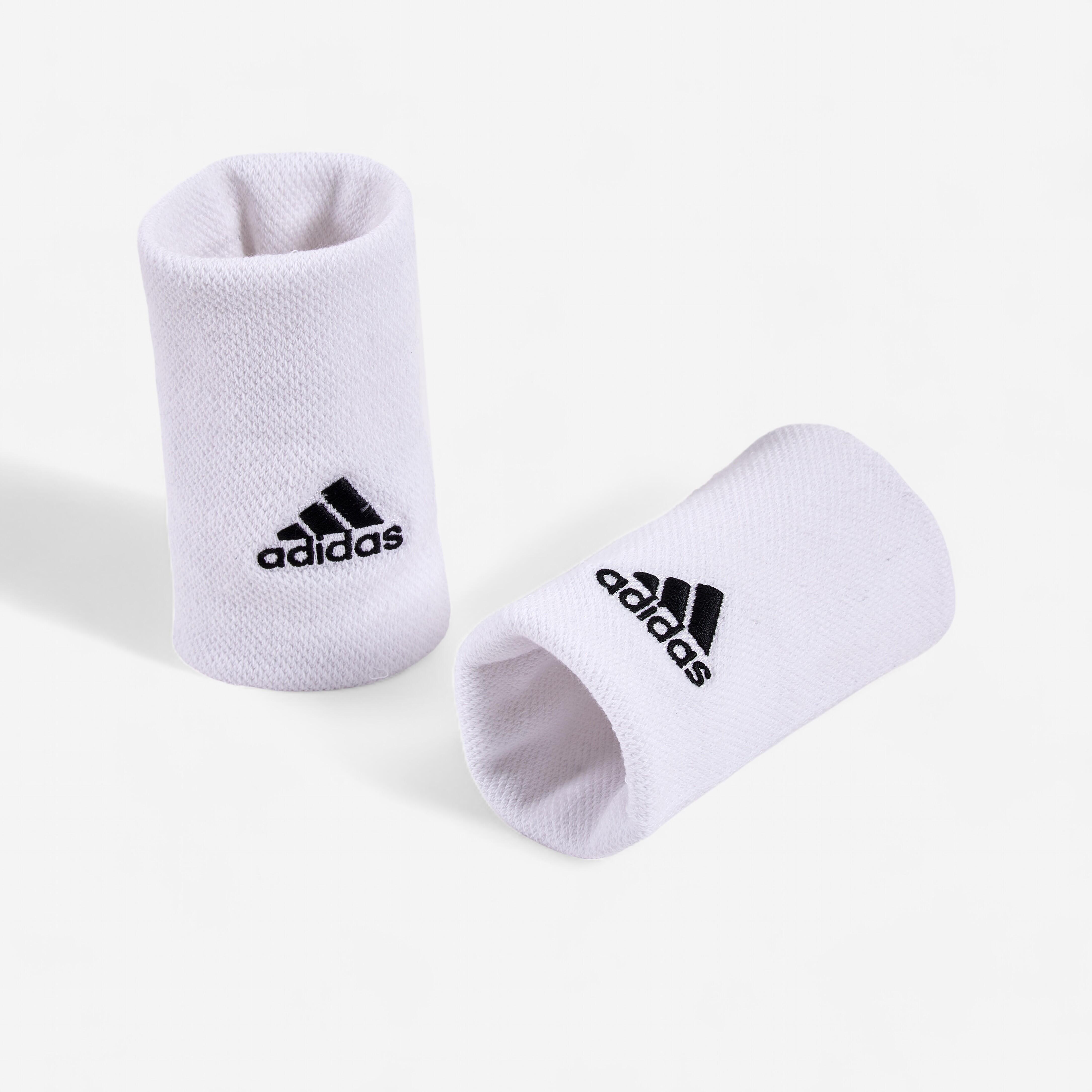 Adidas - Poignet Long Tennis Adidas Blanc - Poignet - Tennis - - Taille Unique - Decathlon
