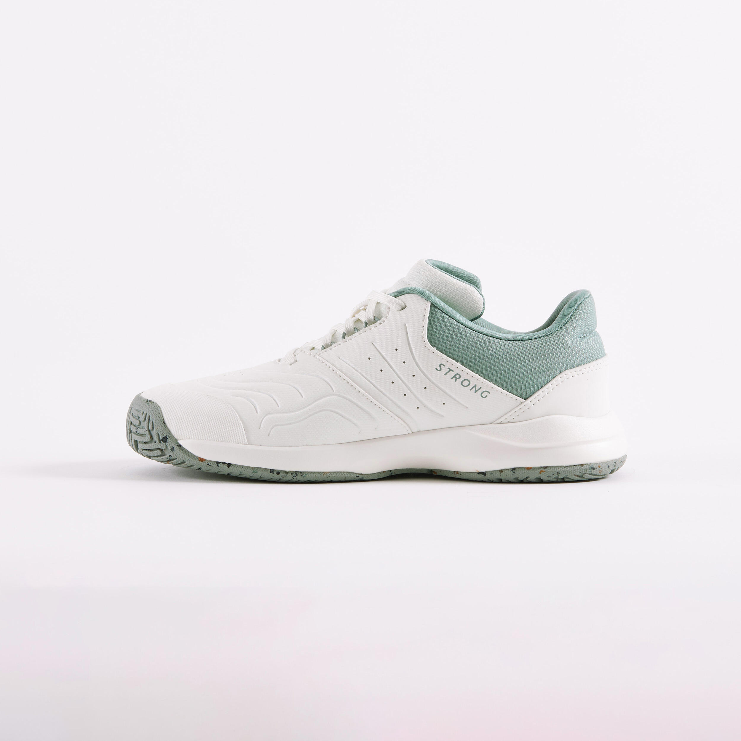 Zapatillas de tenis Júnior con cordones - TS STRONG Jr Blanco Arcilla 7/7