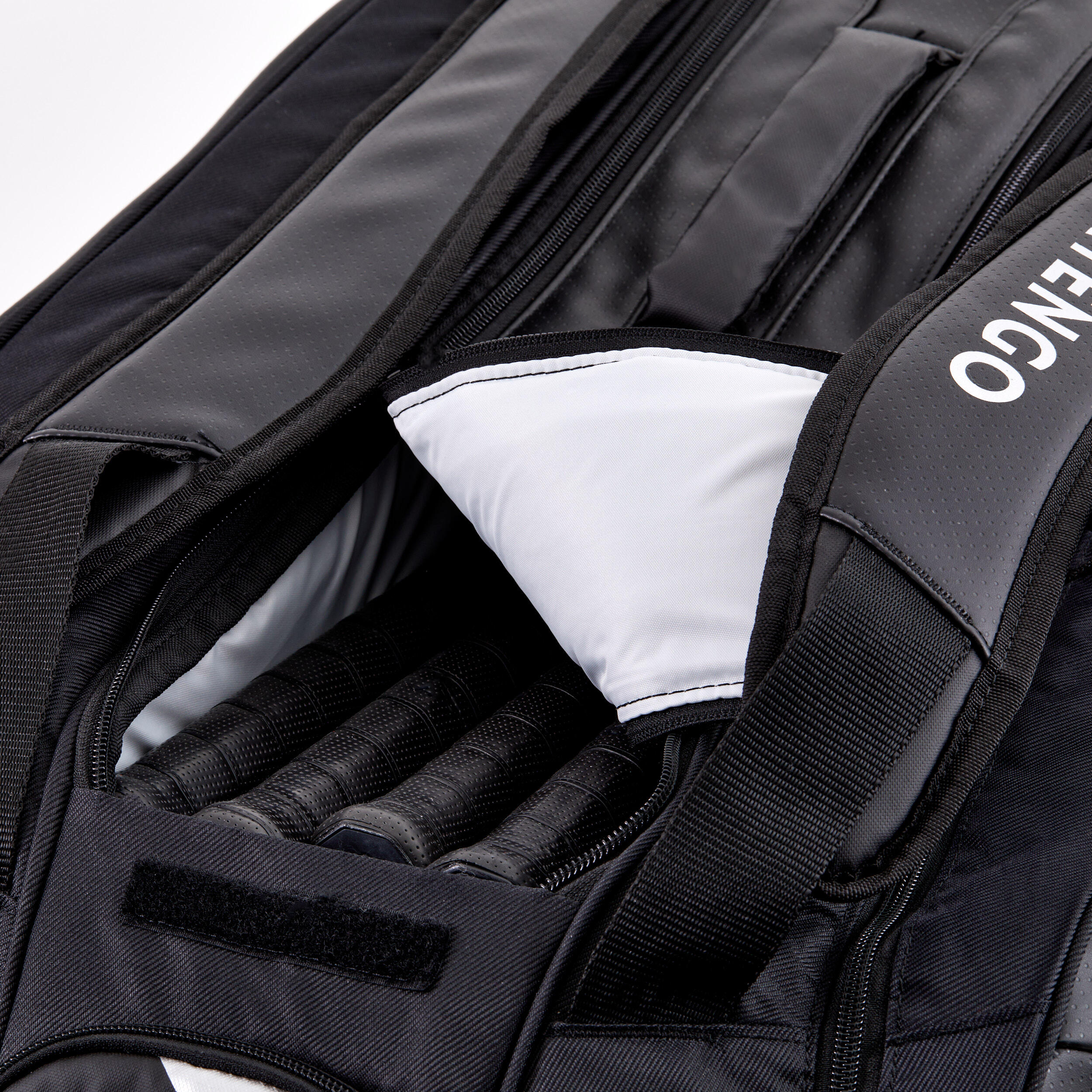 Insulated 12-Racket Tennis Bag XL Pro Control Gaël Monfils - Black 3/7