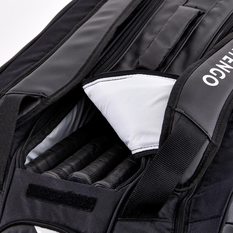 SAC TENNIS THERMOBAG - ARTENGO XL PRO 12 RAQUETTES NOIR CONTROL - GAEL MONFILS