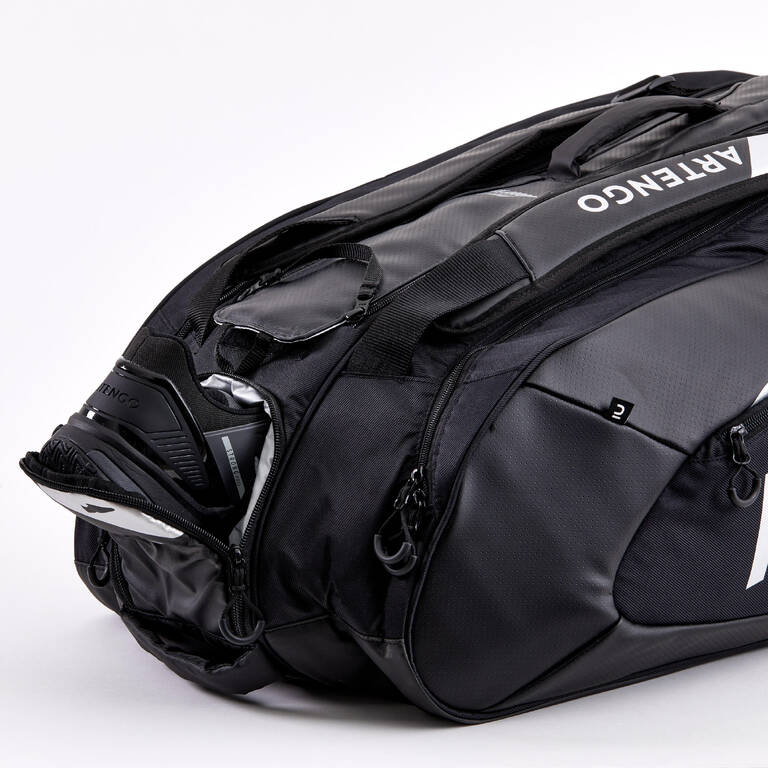 Insulated 12-Racket Tennis Bag XL Pro Control Gaël Monfils - Black