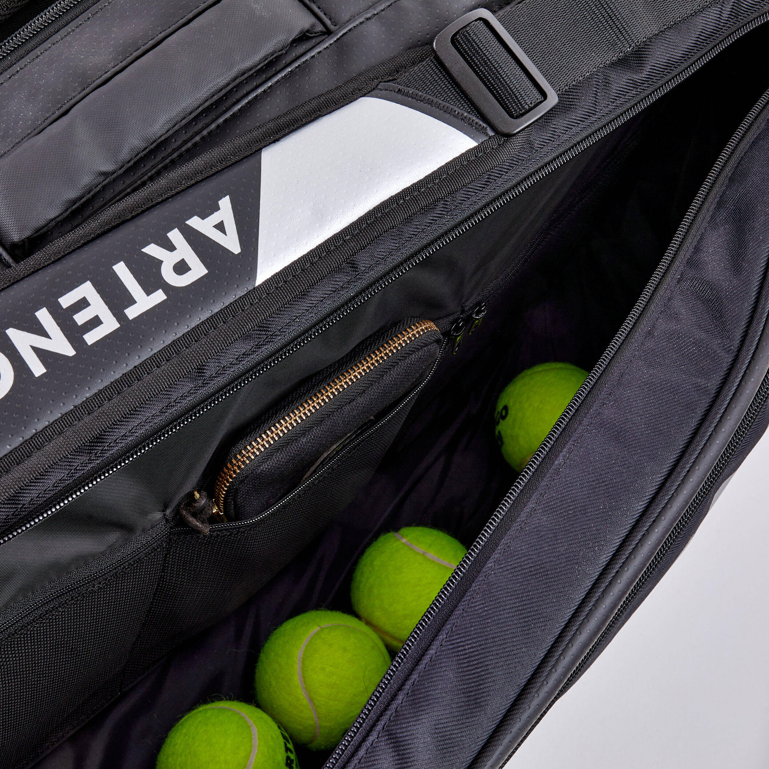Insulated 12-Racket Tennis Bag XL Pro Control Gaël Monfils - Black -  5