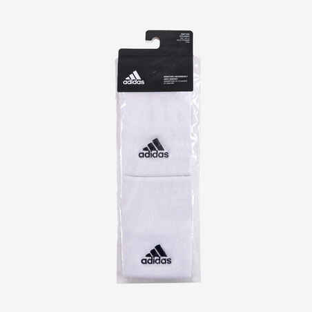 Long Tennis Wristband - White