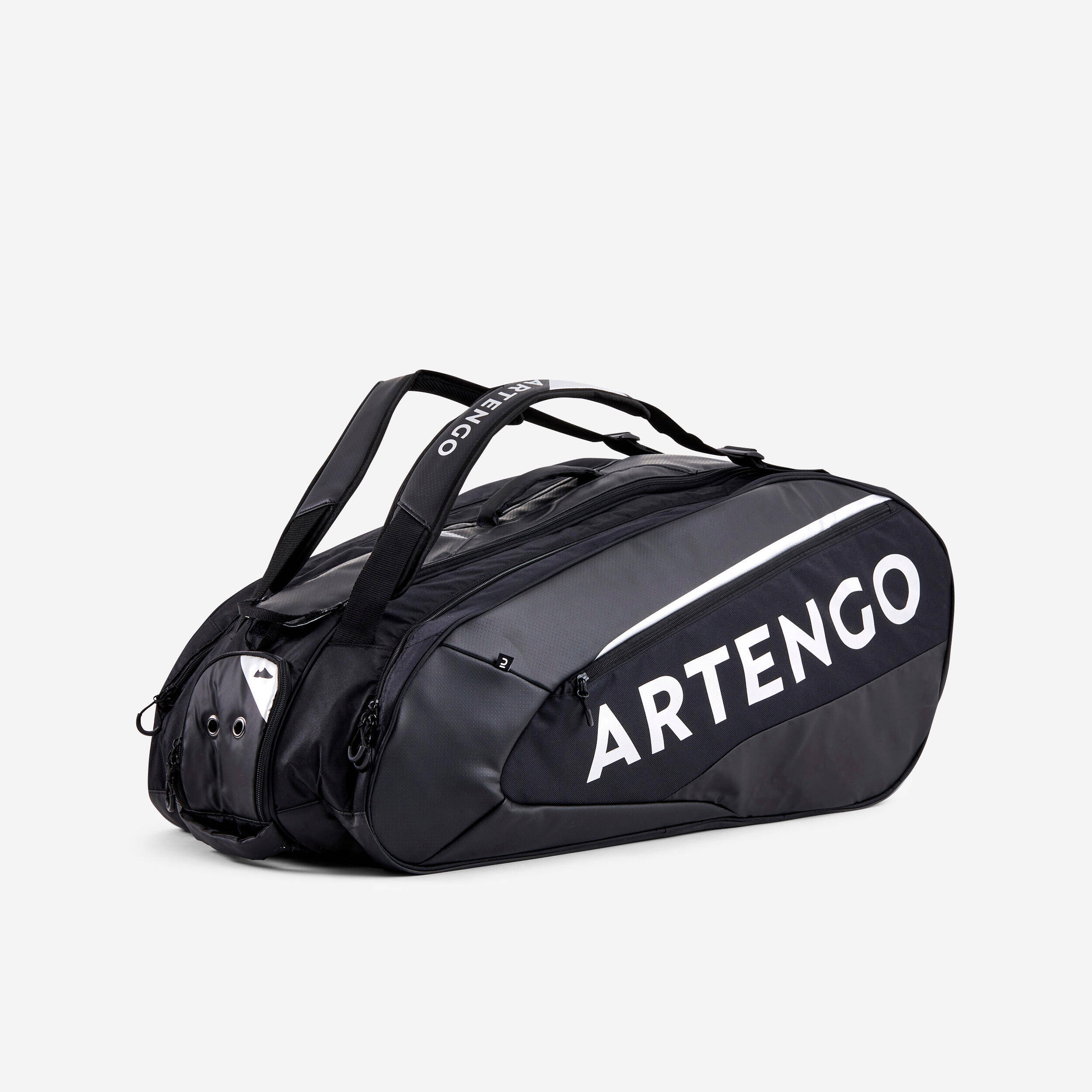 Insulated 12-Racket Tennis Bag XL Pro Control Gaël Monfils - Black -  1