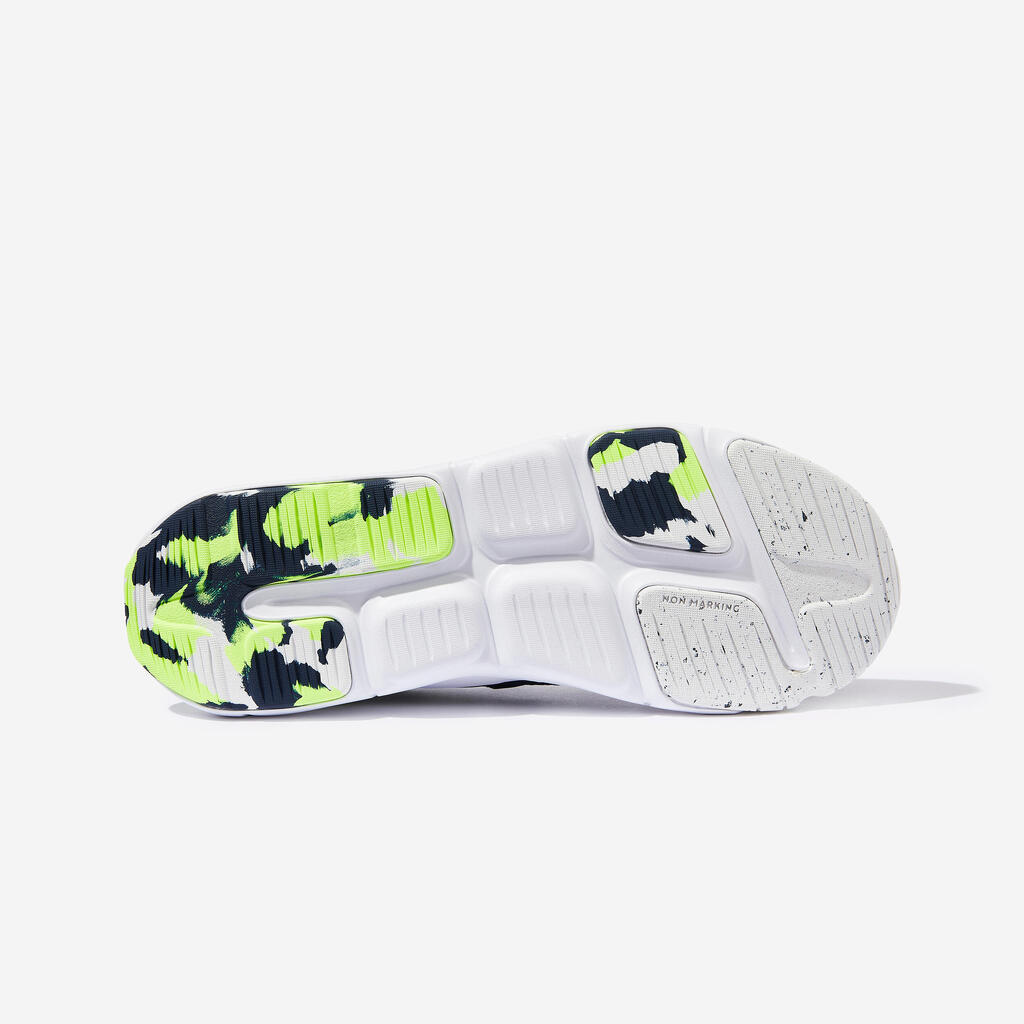 Chaussures multisport lacets légères enfant mixte, Playful Fast Bleu et rouge