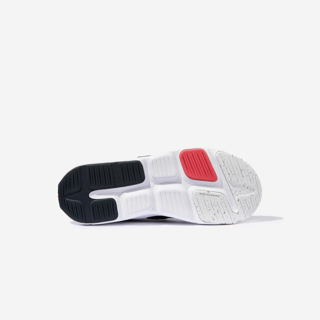 Chaussures à scratch et lacets élastiques légères enfant, Playful Fast Violet
