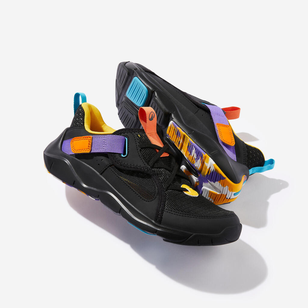 Chaussures multisport respirantes enfant mixte, Playful Summer Blanc et Rose