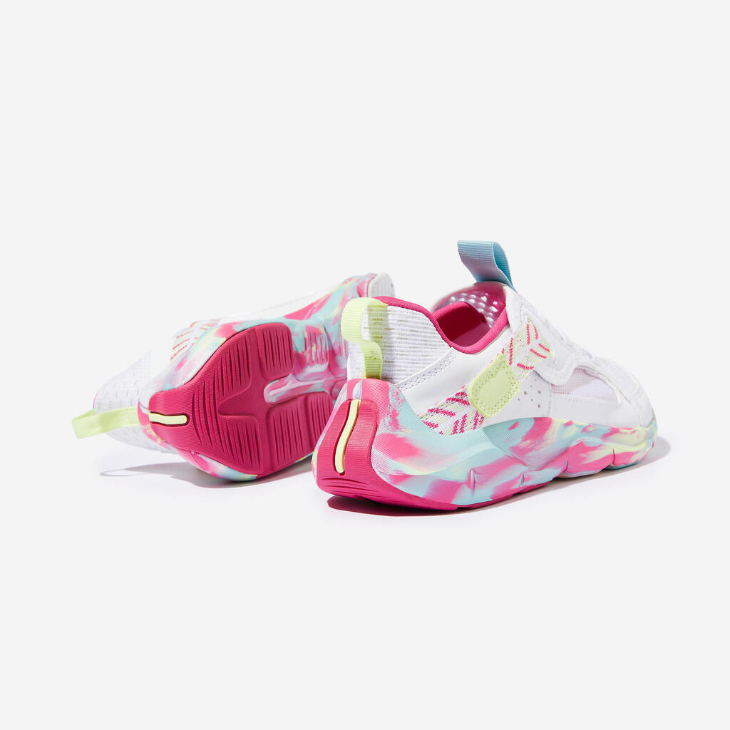 Chaussures multisport respirantes enfant mixte, Playful Summer Bleu et jaune