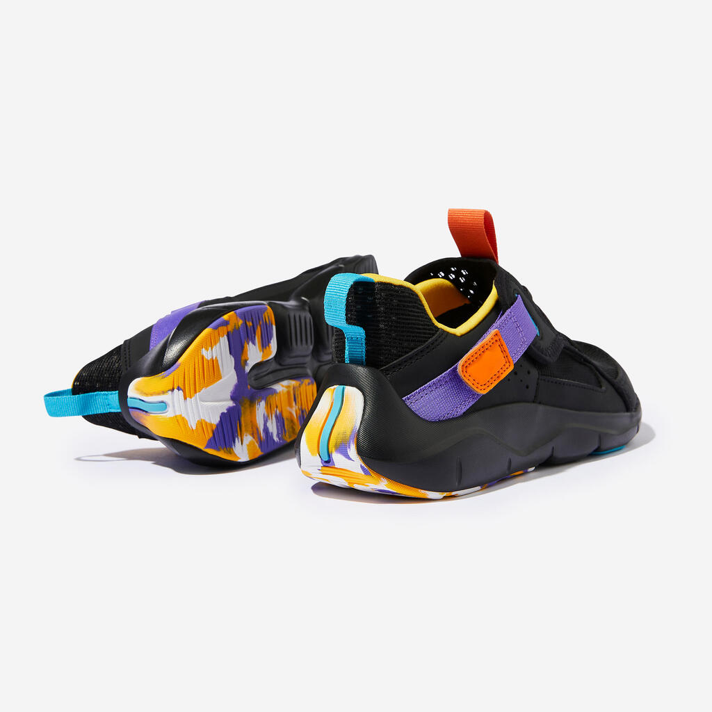 Chaussures multisport respirantes enfant mixte, Playful Summer Bleu et jaune