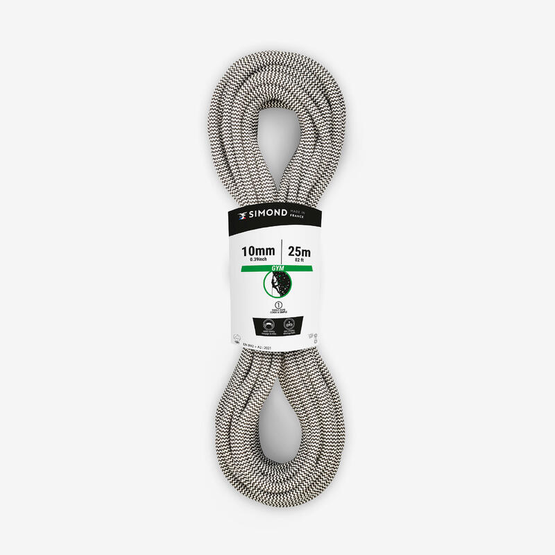 Corde d'escalade 10 mm x 25 m - Klimb Gym Noir