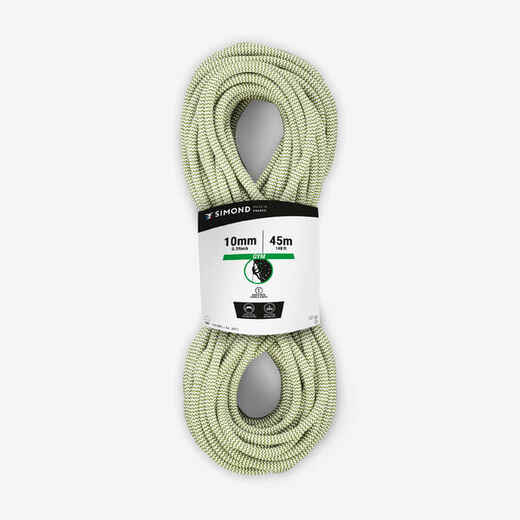 
      Climbing Rope 10 mm x 45 m - Klimb Gym green
  