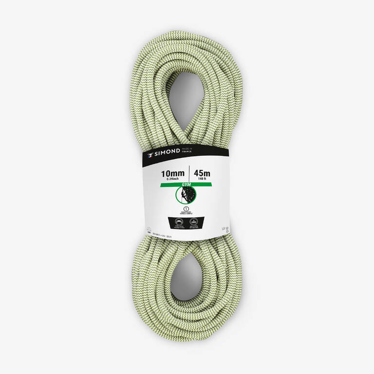 Climbing Rope 10 mm x 45 m - Klimb Gym green