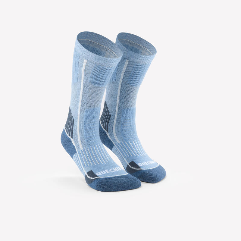 Chaussettes chaudes de randonnée - SH500 MOUNTAIN MID - enfant X2 paires