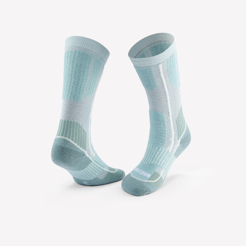 Chaussettes chaudes de randonnée - SH500 MOUNTAIN MID - enfant X2 paires