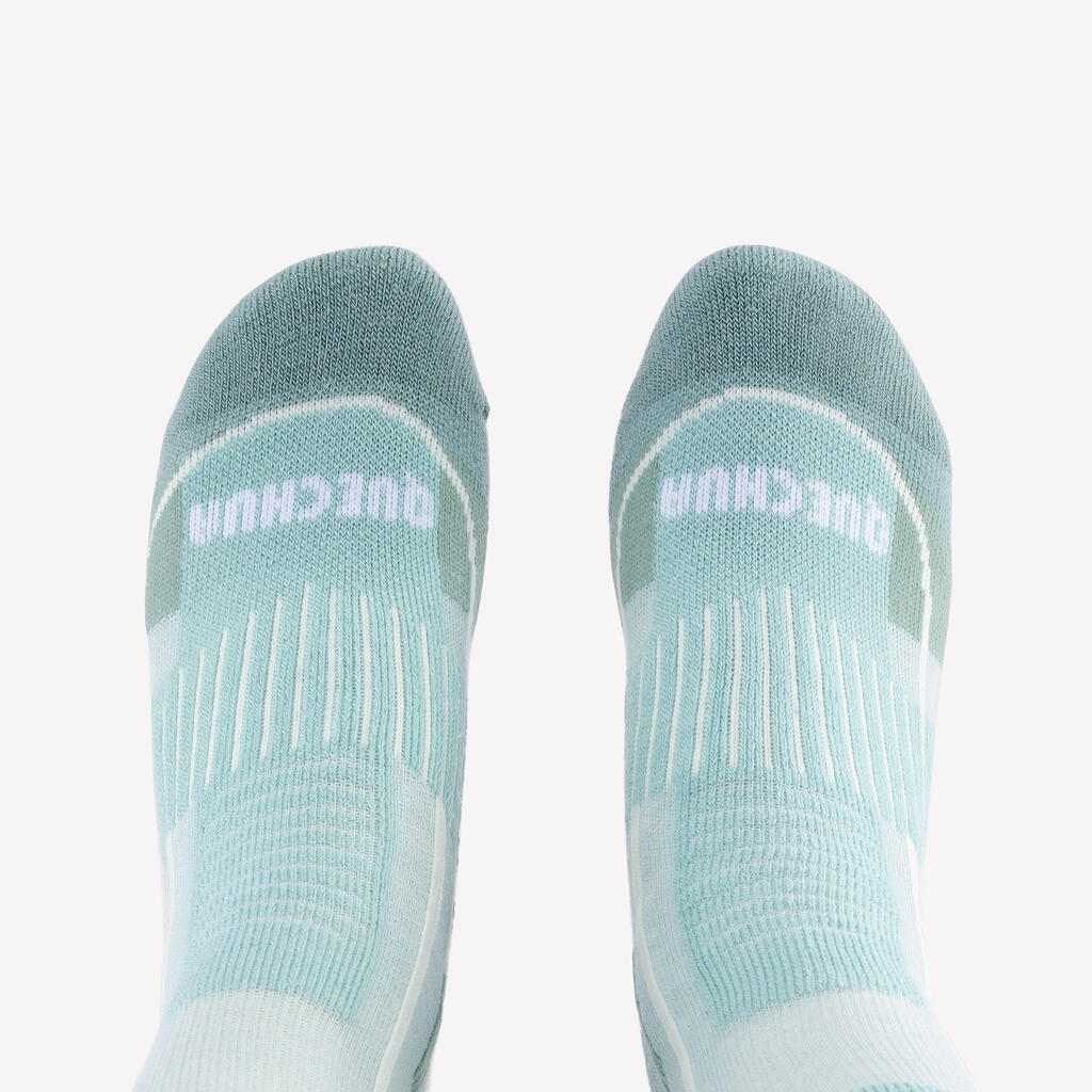 Detské turistické hrejivé ponožky SH500 vysoké 2 páry