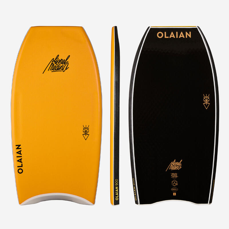 Bodyboard ediție limitată Lionel Médina - 900 Portocaliu-Negru