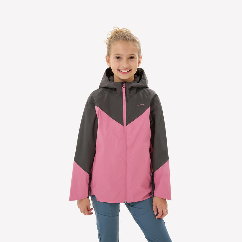 Wanderjacke Kinder Gr. 122–170 wasserdicht Wandern - MH500